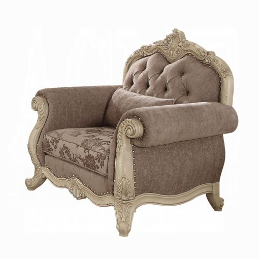 Acme Ragenardus Upholstery Chair with Pillow
