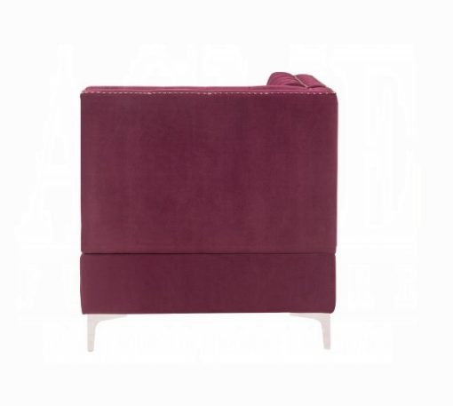 Acme Jaszira Modular - Burgundy Velvet Wedge - Image 4