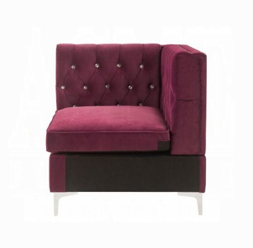Acme Jaszira Modular - Burgundy Velvet Wedge - Image 2