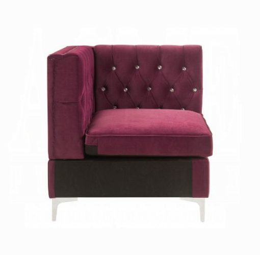 Acme Jaszira Modular - Burgundy Velvet Wedge - Image 3