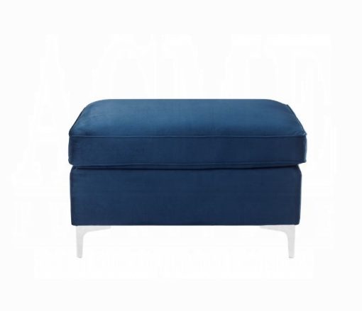 Acme Jaszira Modular - Blue Velvet Ottoman - Image 2