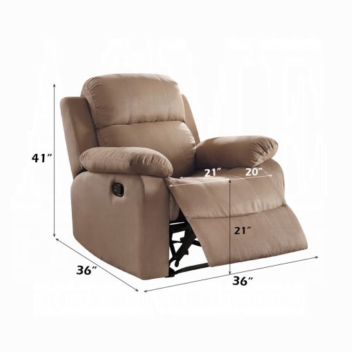 Acme Parklon Brown Microfiber Motion Recliner - Image 6