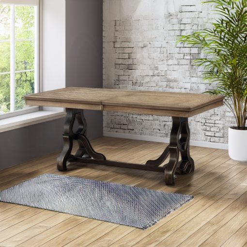 Acme Nathaniel Maple Dining Table