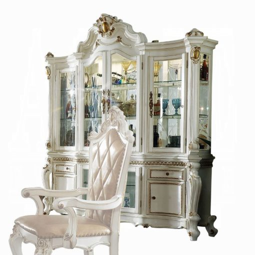 Acme Picardy Antique Pearl Buffet & Hutch