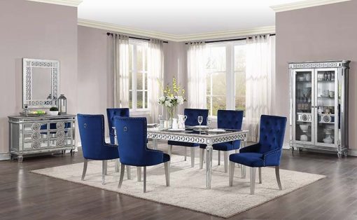 Acme Varian Mirrored & Antique Platinum Server - Image 17