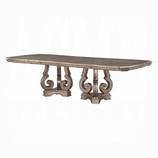 Acme Northville Antique Silver Dining Table - Image 2