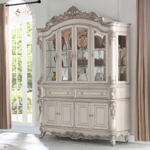 Acme Gorsedd Golden Ivory Buffet & Hutch