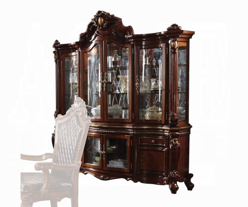 Acme Picardy Honey Oak Buffet & Hutch