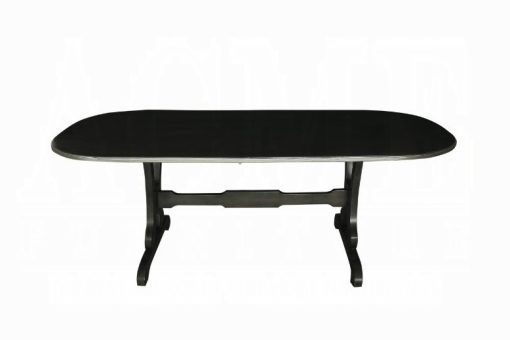 Acme House Beatrice Charcoal Dining Table - Image 4