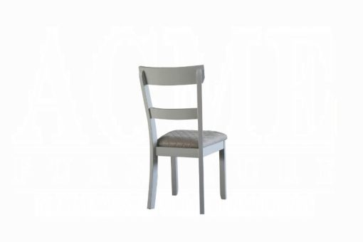 Acme House Marchese Two Tone Gray Fabric & Pearl Gray Side Chair - Set of 2 - Image 3