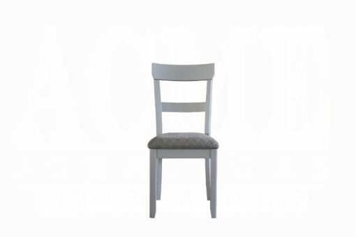 Acme House Marchese Two Tone Gray Fabric & Pearl Gray Side Chair - Set of 2 - Image 5