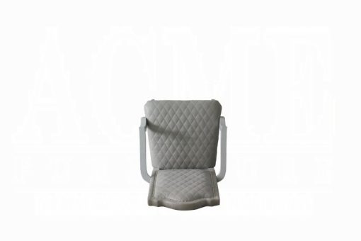 Acme House Marchese Two Tone Gray Fabric & Pearl Gray Arm Chair - Set of 2 - Image 7