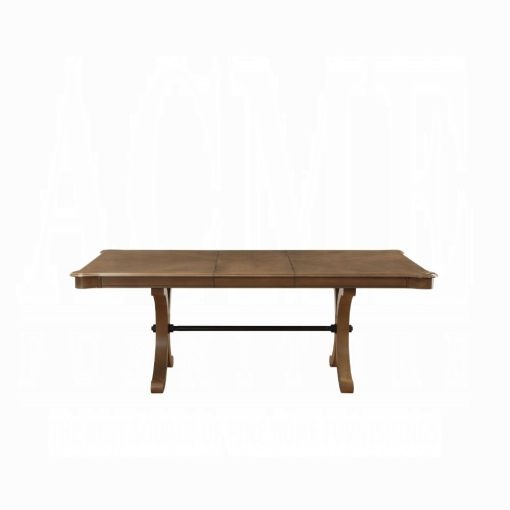 Acme Harald Gray Oak Dining Table - Image 4