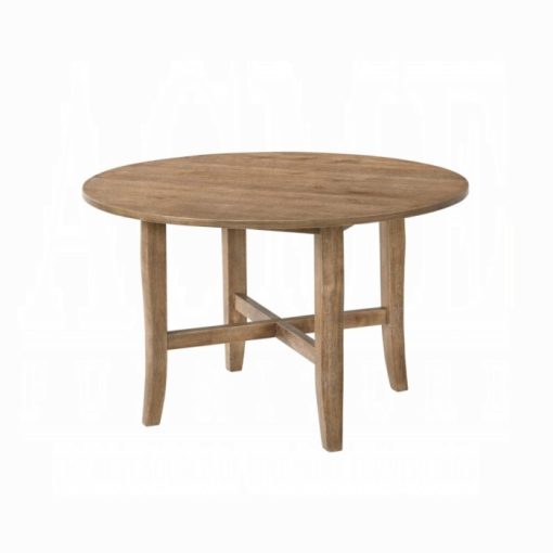 Acme Kendric Rustic Oak Dining Table - Image 2