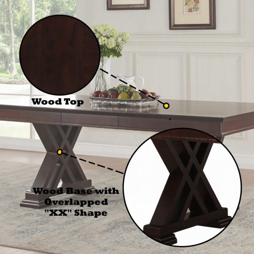 Acme Katrien Espresso Dining Table - Image 7