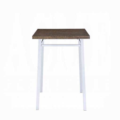 Acme Nadie Oak & Chrome Bar Table - Image 3