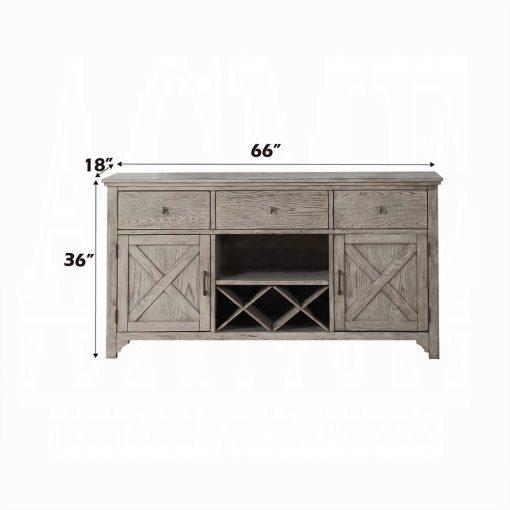 Acme Rocky Gray Oak Server - Image 5