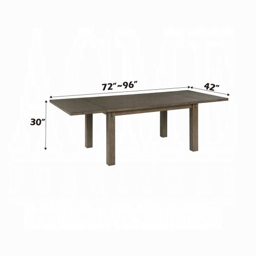 Acme Nabirye Dark Oak Dining Table - Image 5