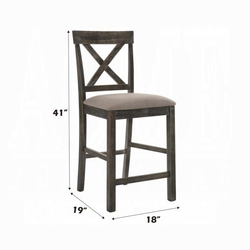 Acme Martha II Counter Height Chair - Set of 2 - Image 14