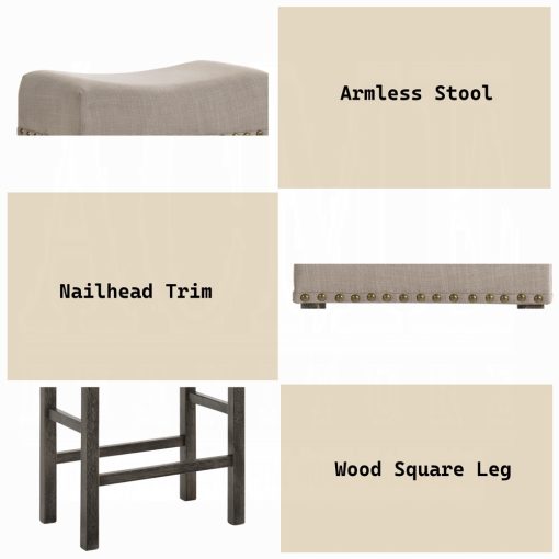 Acme Martha II Counter Height Stool - Set of 2 - Image 12