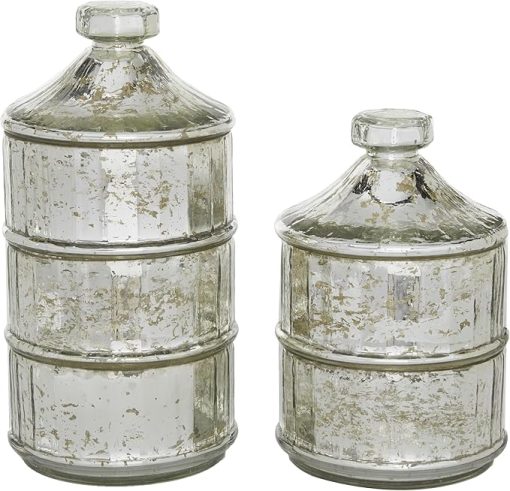 The Light Garden Stacking Glass Jars Set of 2