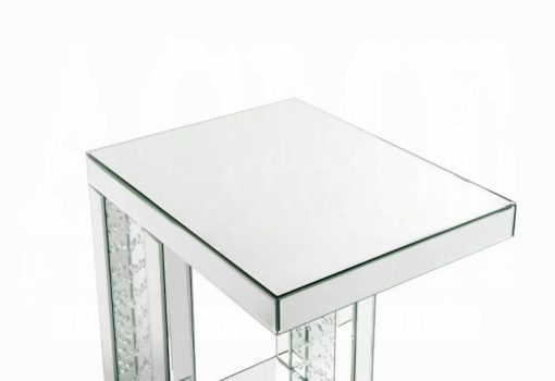 Acme Nysa Mirrored Table Top Accent Table - Image 5