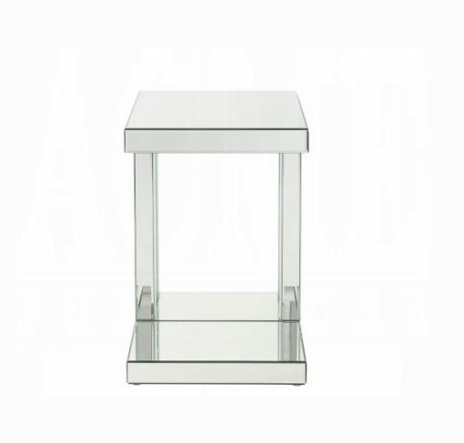 Acme Nysa Mirrored Table Top Accent Table - Image 3