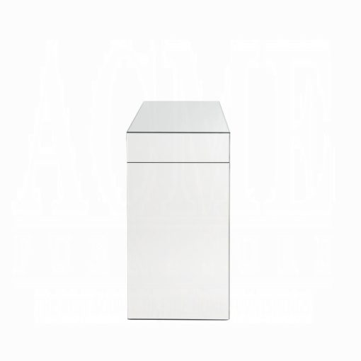 Acme Nysa Mirrored & Faux Crystals Vanity Desk - Image 3