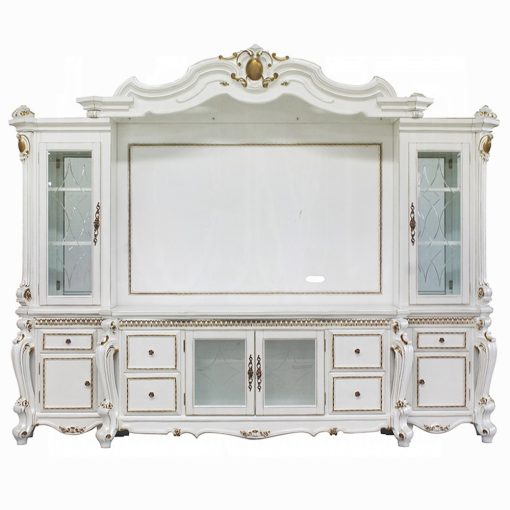 Acme Picardy Antique Pearl Entertainment Center - Image 3