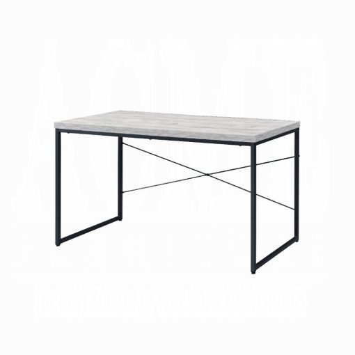 Acme Bob Antique White & Black Writing Desk - Image 2