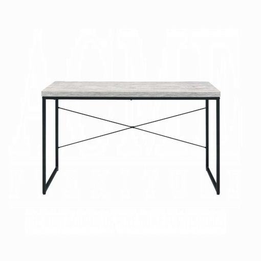 Acme Bob Antique White & Black Writing Desk - Image 3