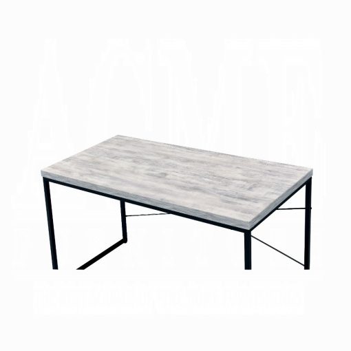 Acme Bob Antique White & Black Writing Desk - Image 4