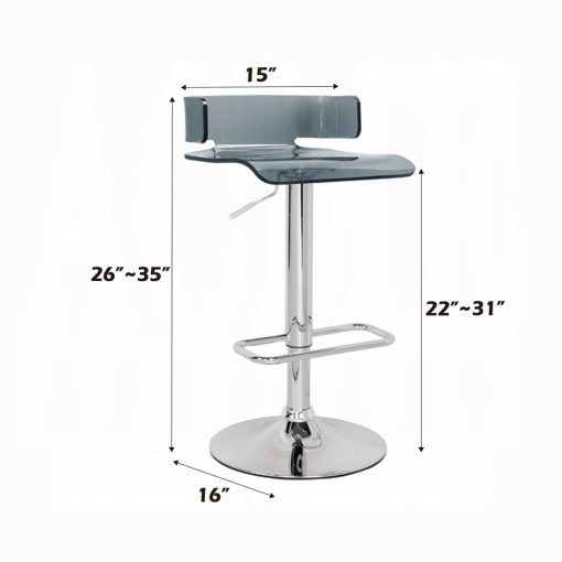 Acme Rania Adjustable Stool with Swivel - Image 4