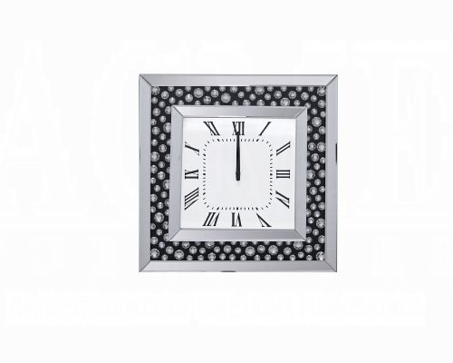 Acme Nysa Mirrored & Faux Crystals Wall Clock