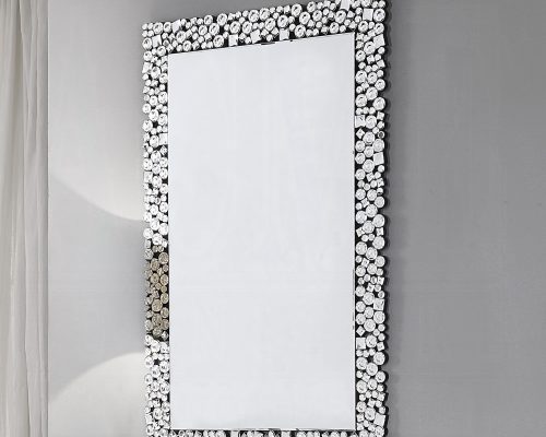 Acme Kachina Mirrored & Faux Gems Accent Wall Mirror