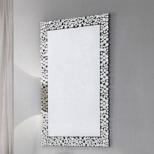 Acme Kachina Mirrored & Faux Gems Accent Wall Mirror