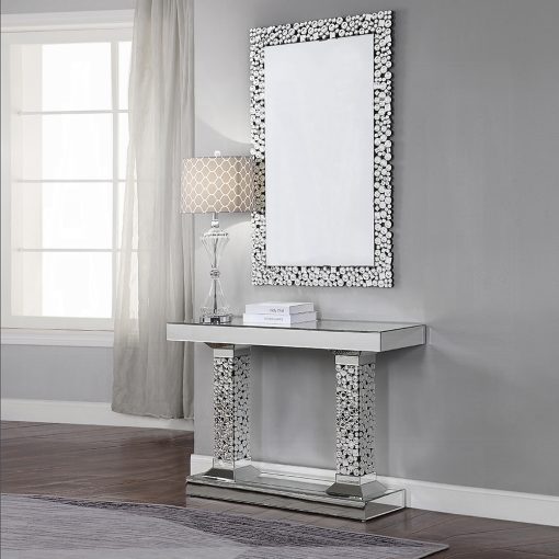 Acme Kachina Mirrored & Faux Gems Accent Wall Mirror - Image 5