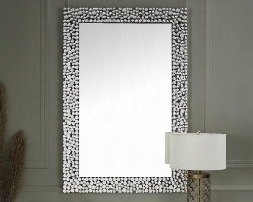 Acme Kachina Mirrored & Faux Gems Accent Wall Décor Mirror