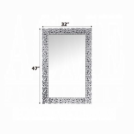 Acme Kachina Mirrored & Faux Gems Accent Wall Décor Mirror - Image 2