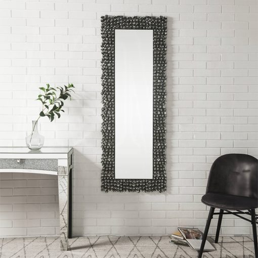 Acme Kachina Mirrored & Faux Gems Rectangular Accent Mirror