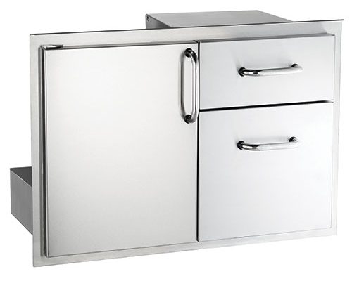 American Outdoor Grill Door with Double Drawer