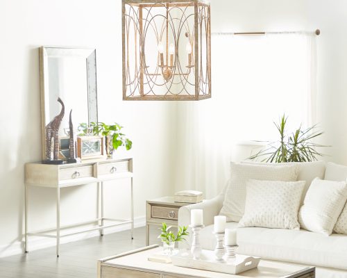 The Light Garden Gold Metal Chandelier