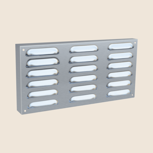 Summerset 6" x 12" Island Vent Panel with Masonry Frame Return