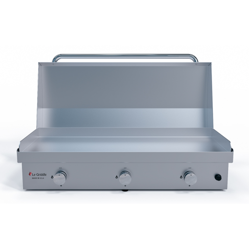 Le Griddle The Big Texan Gas Griddle 3 Burner with Lid - Image 4
