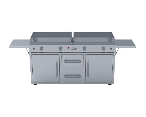 Le Griddle The Grand Texan Freestanding 3 Burner Gas Griddle