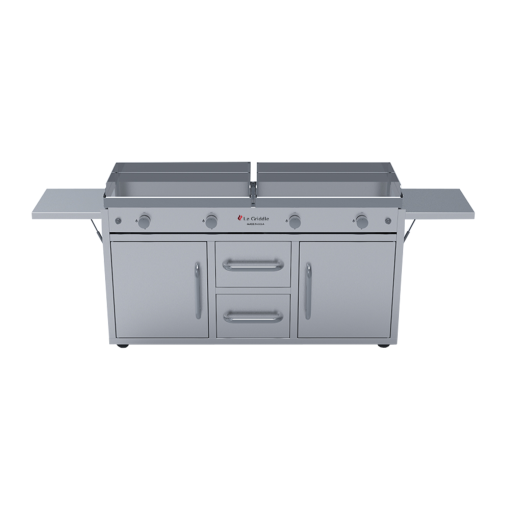 Le Griddle The Grand Texan Freestanding 3 Burner Gas Griddle
