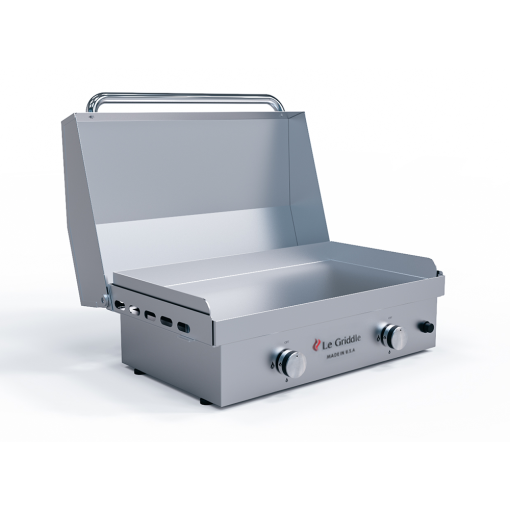 Le Griddle The Ranch Hand Gas Griddle 2 Burner with Lid - Image 2