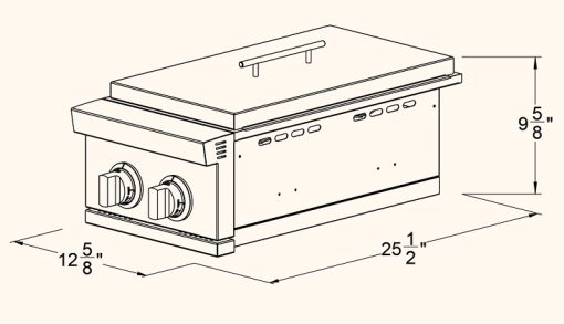 Summerset Outdoor Cooking Double Side Burner - Image 6