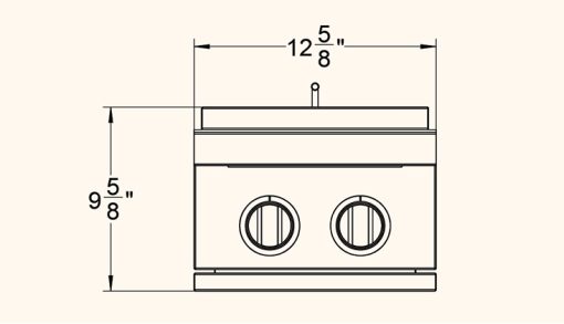 Summerset Outdoor Cooking Double Side Burner - Image 8