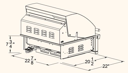 Summerset Outdoor Cooking 25" Sizzler Grill - Image 11